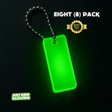 Best value 8 pack glow in the dark keychains – reusable emergency lights for survival, camping, and prepper gear