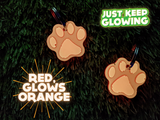 GLOW IN THE DARK PET TAGS - SET OF 2