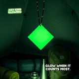 Reusable Glow Tile lighting camping tent – eco-friendly glow in the dark adventure gear