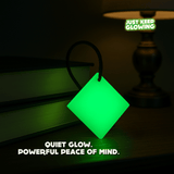 Glow Tile nightstand glow light – sustainable reusable glow stick for home safety and decor