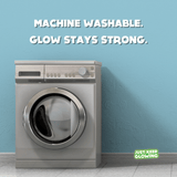 Machine washable glow in the dark Bigfoot t-shirt with long-lasting glow