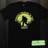 GLOW IN THE DARK BIGFOOT TSHIRT