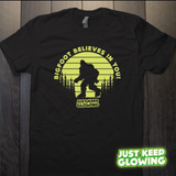 GLOW IN THE DARK BIGFOOT TSHIRT