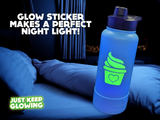 GLOW IN THE DARK PINEAPPLE GLOW WHIP DECAL STICKER