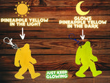 Glow in the Dark Bigfoot Keychain