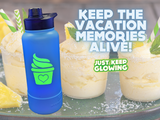 GLOW IN THE DARK PINEAPPLE GLOW WHIP DECAL STICKER