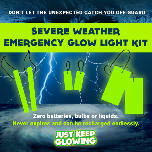 Emergency outlet glow lights